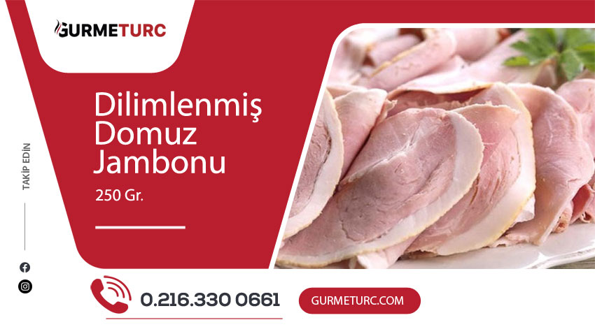 Dilimlenmiş Domuz Jambonu 250 gr