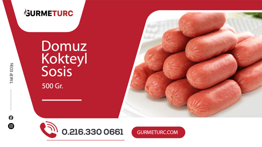 Domuz Kokteyl Sosis 500 gr